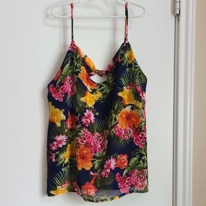 Charlotte Russe Floral strap / tank top